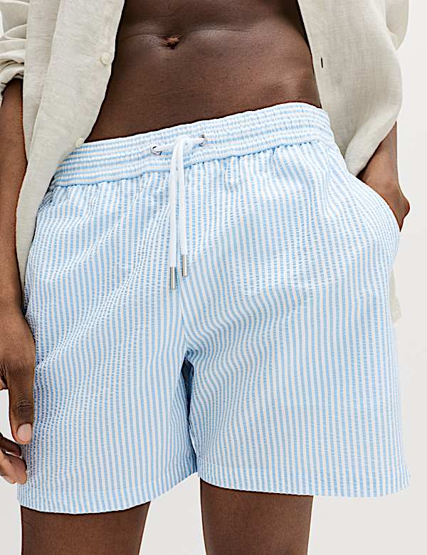 Seersucker Swim Shorts - GR