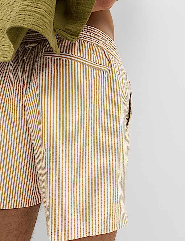 Seersucker Swim Shorts