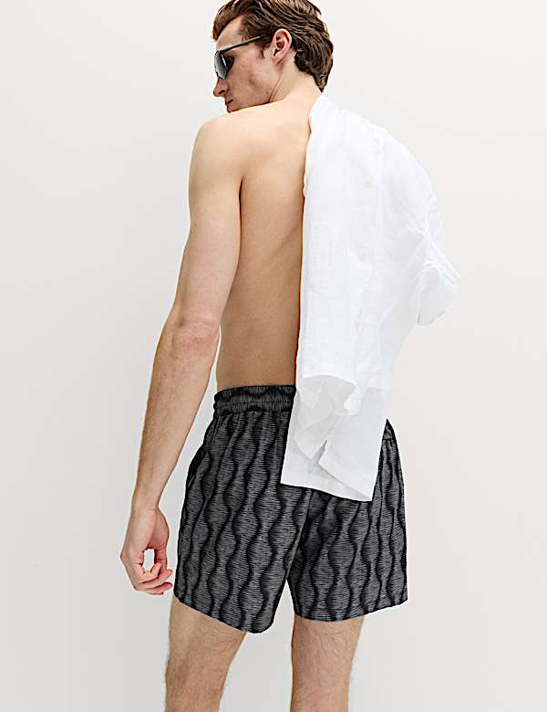Quick Dry Printed Swim Shorts
