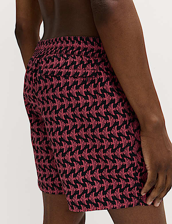 Quick Dry Printed Swim Shorts - AU