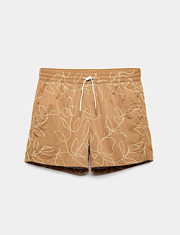 Quick Dry Embroidered Swim Shorts - MX
