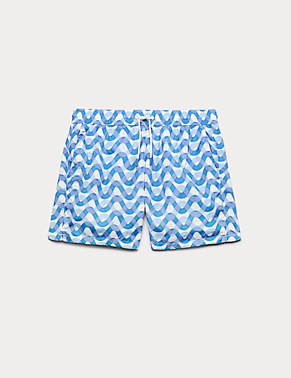 Quick Dry Printed Swim Shorts - SK