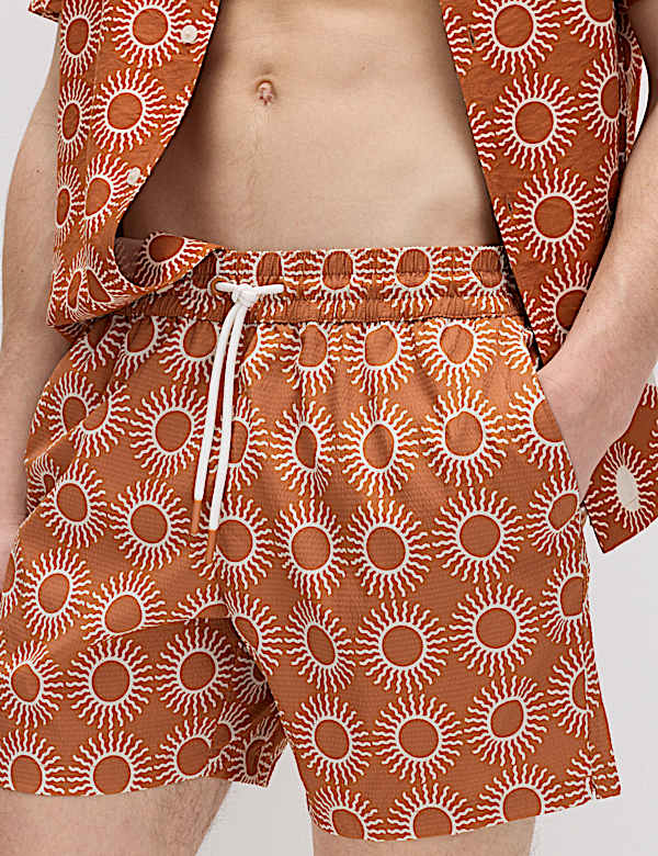 Quick Dry Textured Swim Shorts - CH