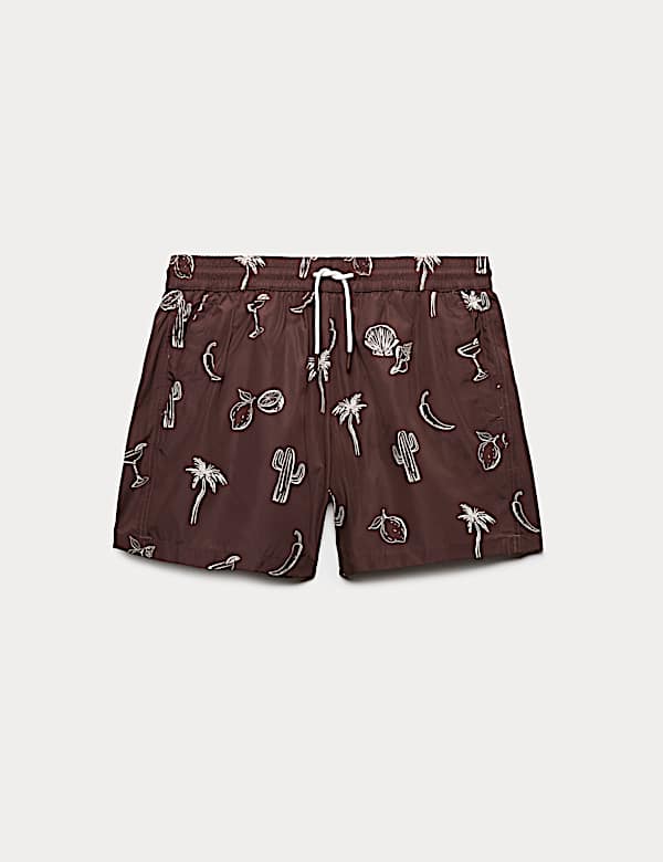 Quick Dry Printed Swim Shorts - VN
