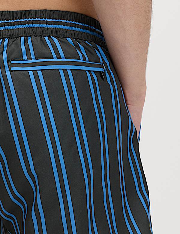 Quick Dry Striped Swim Shorts - JE