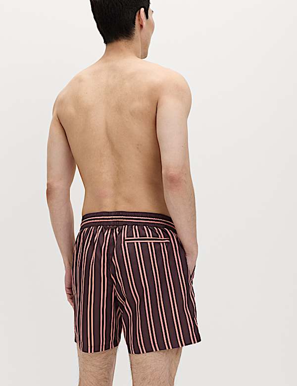 Quick Dry Striped Swim Shorts - IT