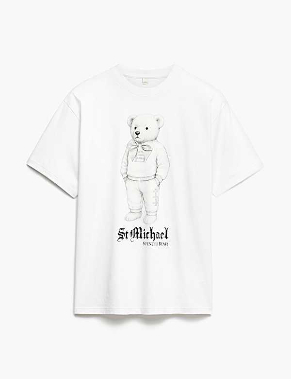 Koszulka z grafiką Spencer Bear&trade; 100% bawełny - PL
