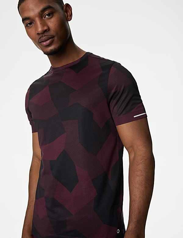 Printed Crew Neck T-Shirt - DE