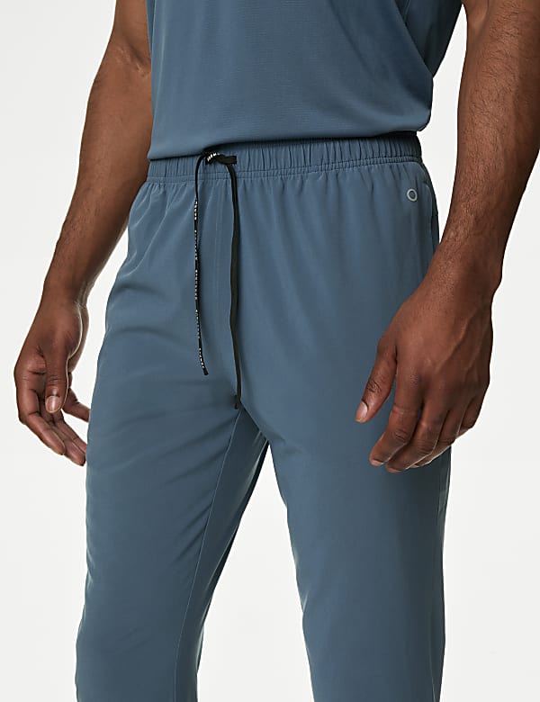 Stretch Drawstring Zip Pocket Joggers