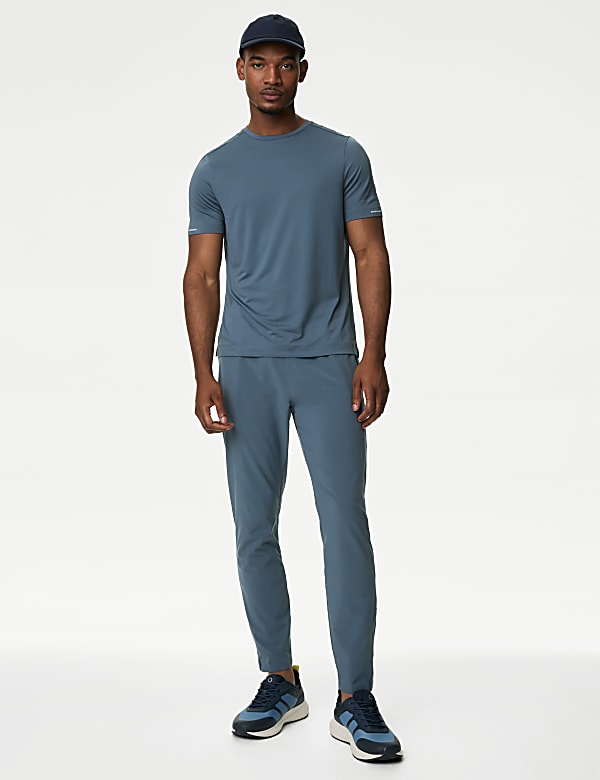 Stretch Drawstring Zip Pocket Joggers