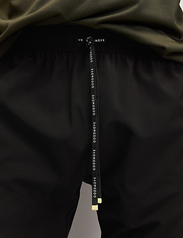 Stretch Drawstring Zip Pocket Joggers - US