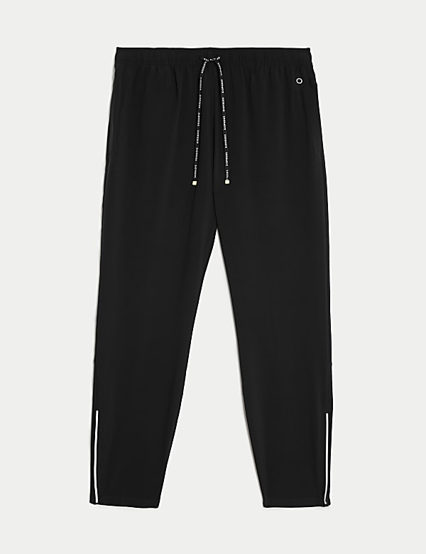 Stretch Drawstring Zip Pocket Joggers - US