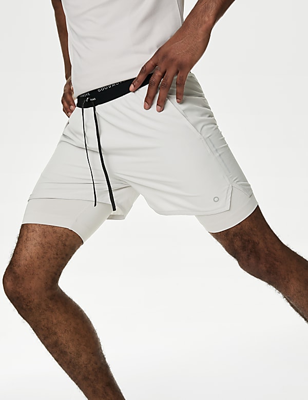 Layered Sport Shorts - AT