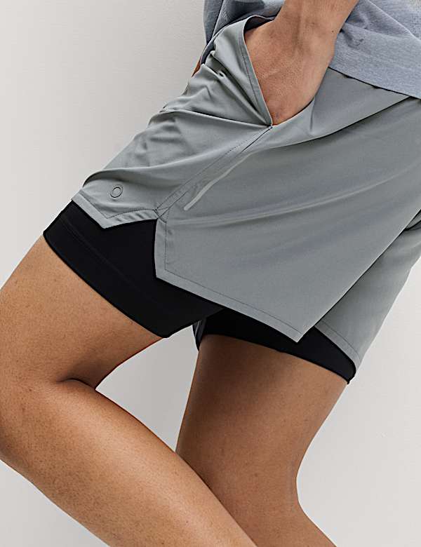 Layered Sport Shorts - MX