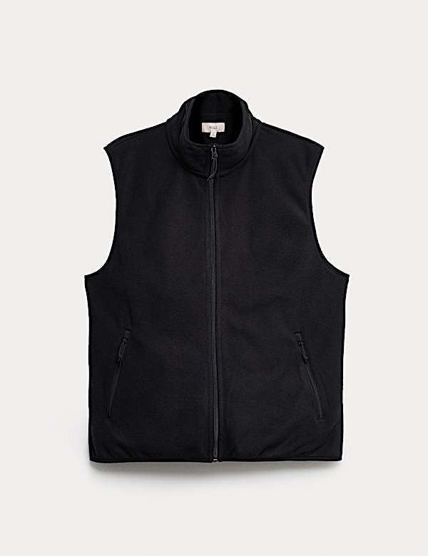 Micro Fleece Funnel Neck Gilet - CA