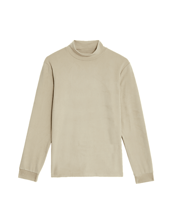 Fleece Funnel Neck Top