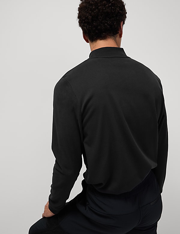 Fleece Funnel Neck Top