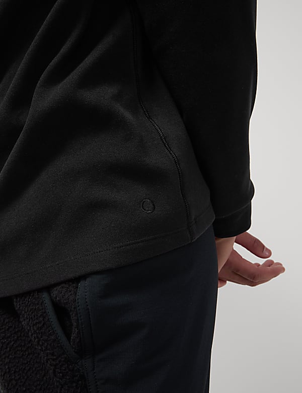 Fleece Funnel Neck Top