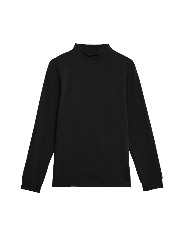 Fleece Funnel Neck Top