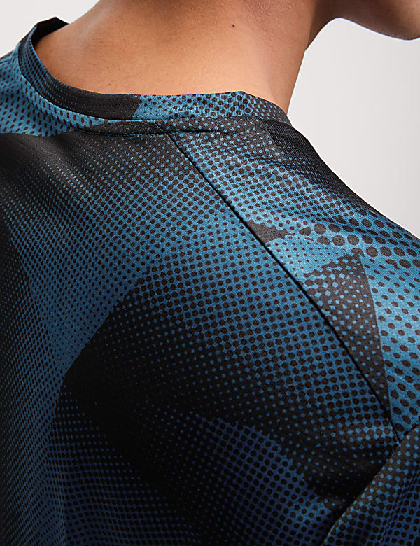 Abstract Print Training T-Shirt - JP