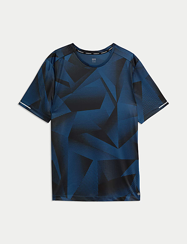 Abstract Print Training T-Shirt - JP
