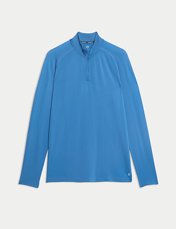 Funnel Neck Half Zip Top - US