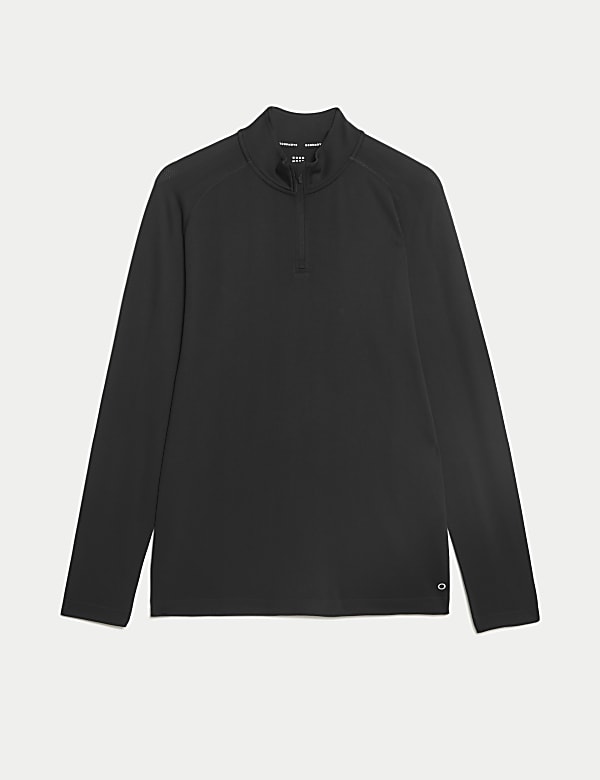 Funnel Neck Half Zip Top - KR