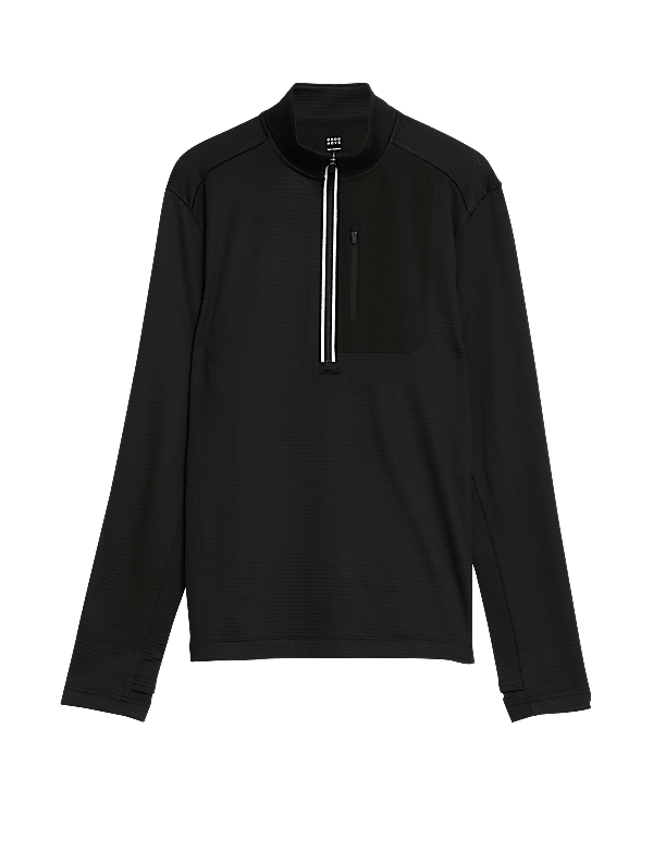 Half Zip Long Sleeve Top