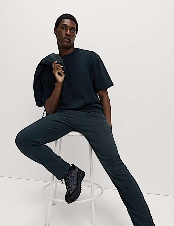 מכנסי טרנינג ממיקרו פליז - IL