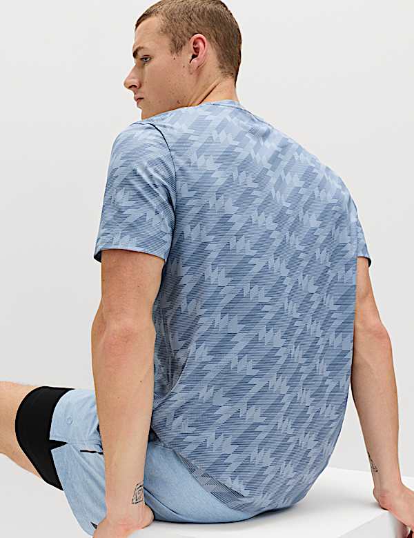 Printed Crew Neck T-Shirt - BG