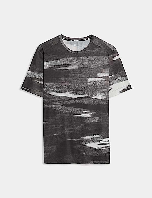 Αθλητικό εμπριμέ T-shirt - GR