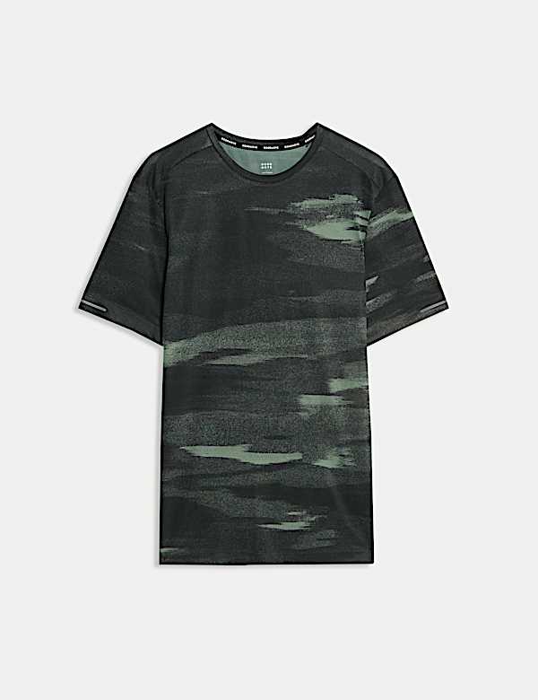 חולצת טי ספורטיבית עם הדפס - IL