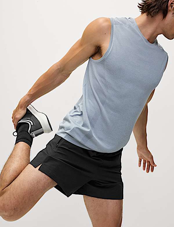 Short de sport en nylon extensible - FR