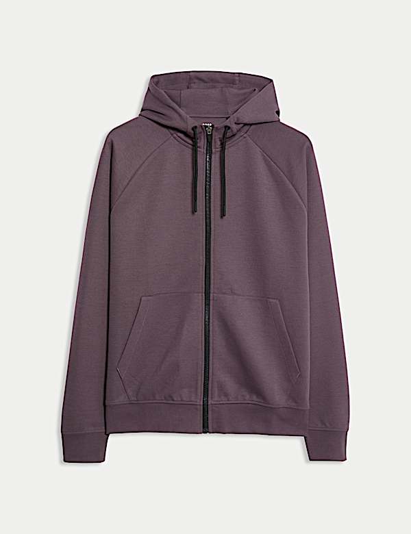 Zip Up Jersey Hoodie - CH