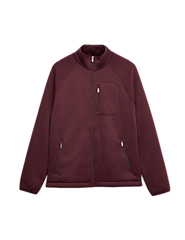 Zip Up Funnel Neck Fleece