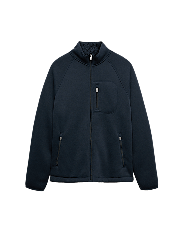 Zip Up Funnel Neck Fleece