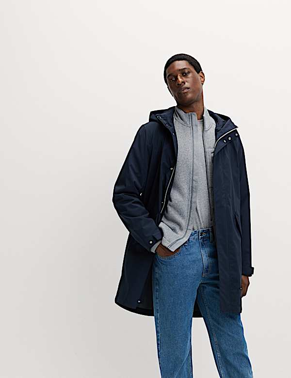 Zip Up Funnel Neck Fleece - GR