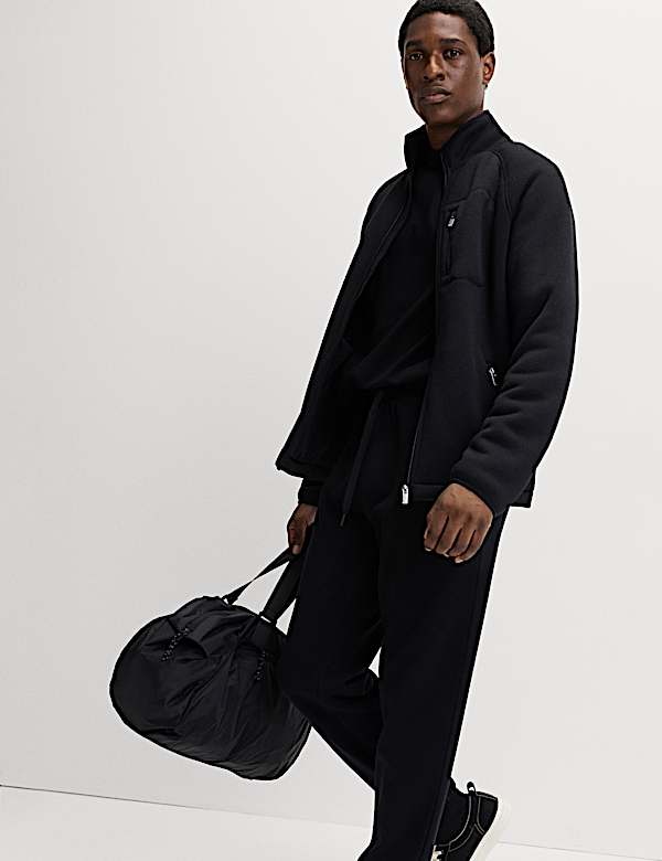 Zip Up Funnel Neck Fleece - US