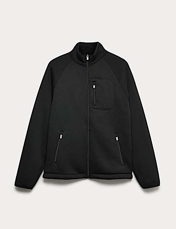 Zip Up Funnel Neck Fleece - US