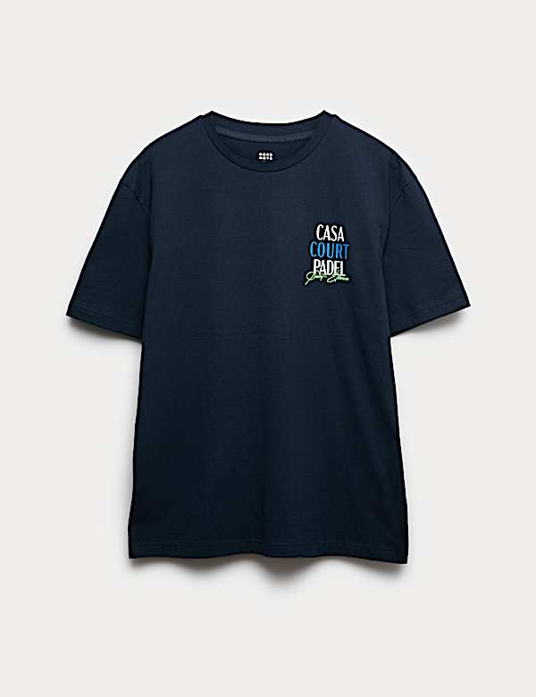 חולצת טי St Etienne Padel מכותנה טהורה - IL