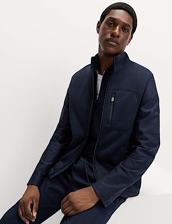 Bezrękawnik ze stójką i polarową podszewką - PL