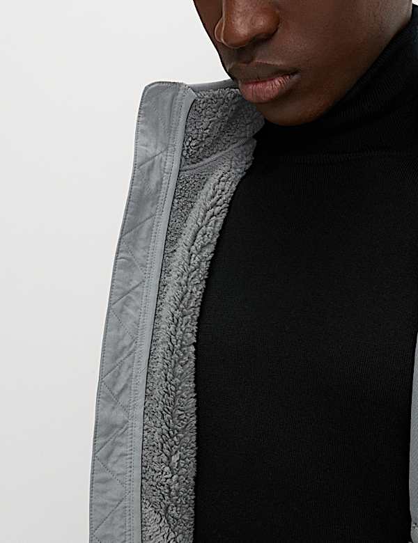 Fleece Lined Funnel Neck Gilet