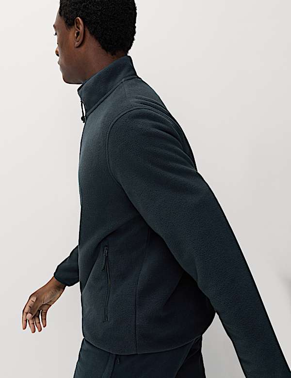 Veste en  polaire Micro à col cheminée et fermeture à glissière - BE