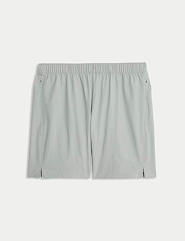 Strečové sportovní kraťasy normálního střihu 18 cm - CZ