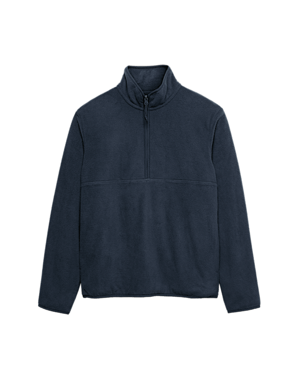 Half Zip Textured Fleece