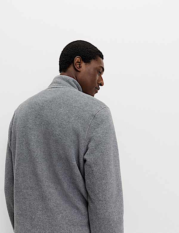 Half Zip Textured Fleece