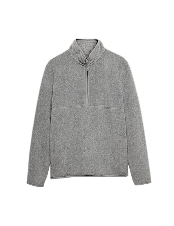 Half Zip Textured Fleece