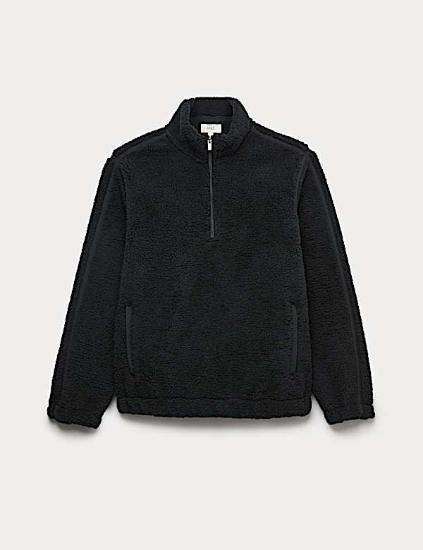 Fleece Windproof Half Zip Jacket - IL
