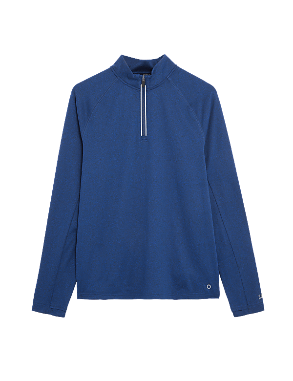 Half Zip Long Sleeve Top