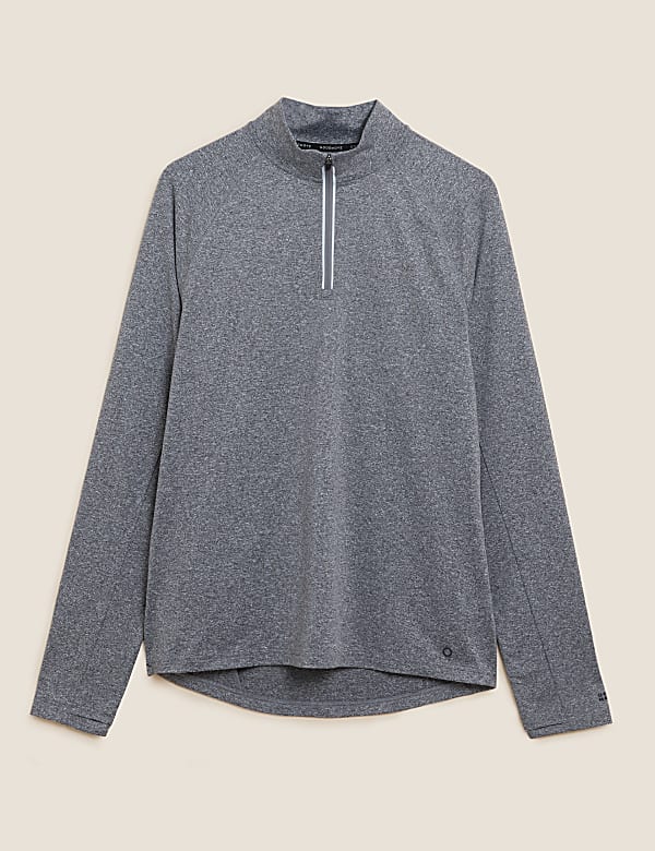 Half Zip Long Sleeve Top
